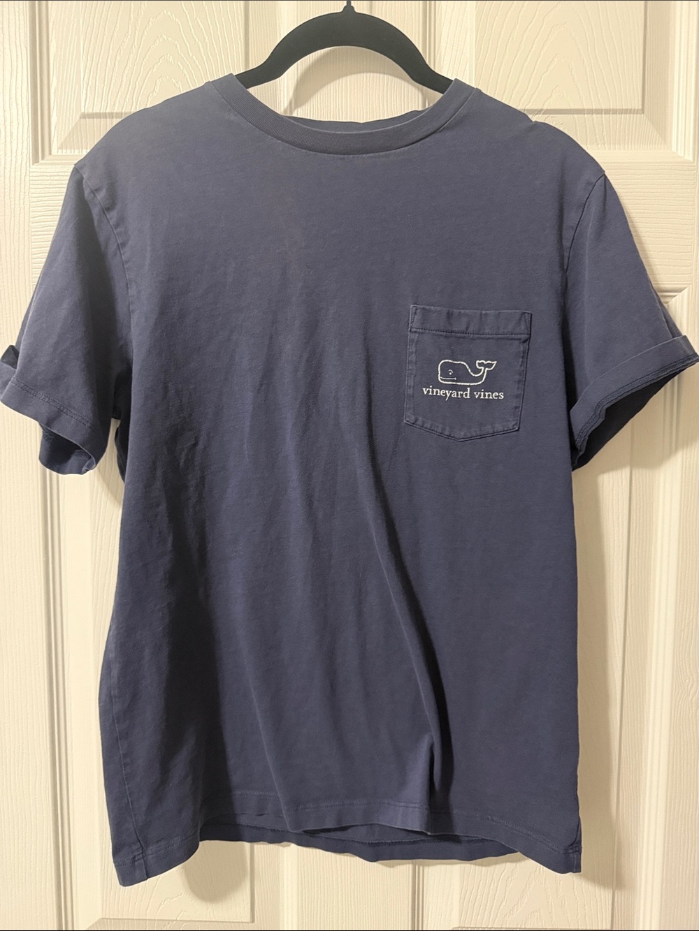 Vineyard Vines Navy Short-Sleeve Pocket Tee